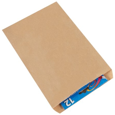 Bsc Preferred 7-1/2 x 10-1/2'' Kraft Flat Merchandise Bags, 2000PK BUY00027143